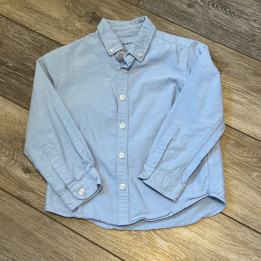Primark kids longsleeves blue shirt size 3T-4T